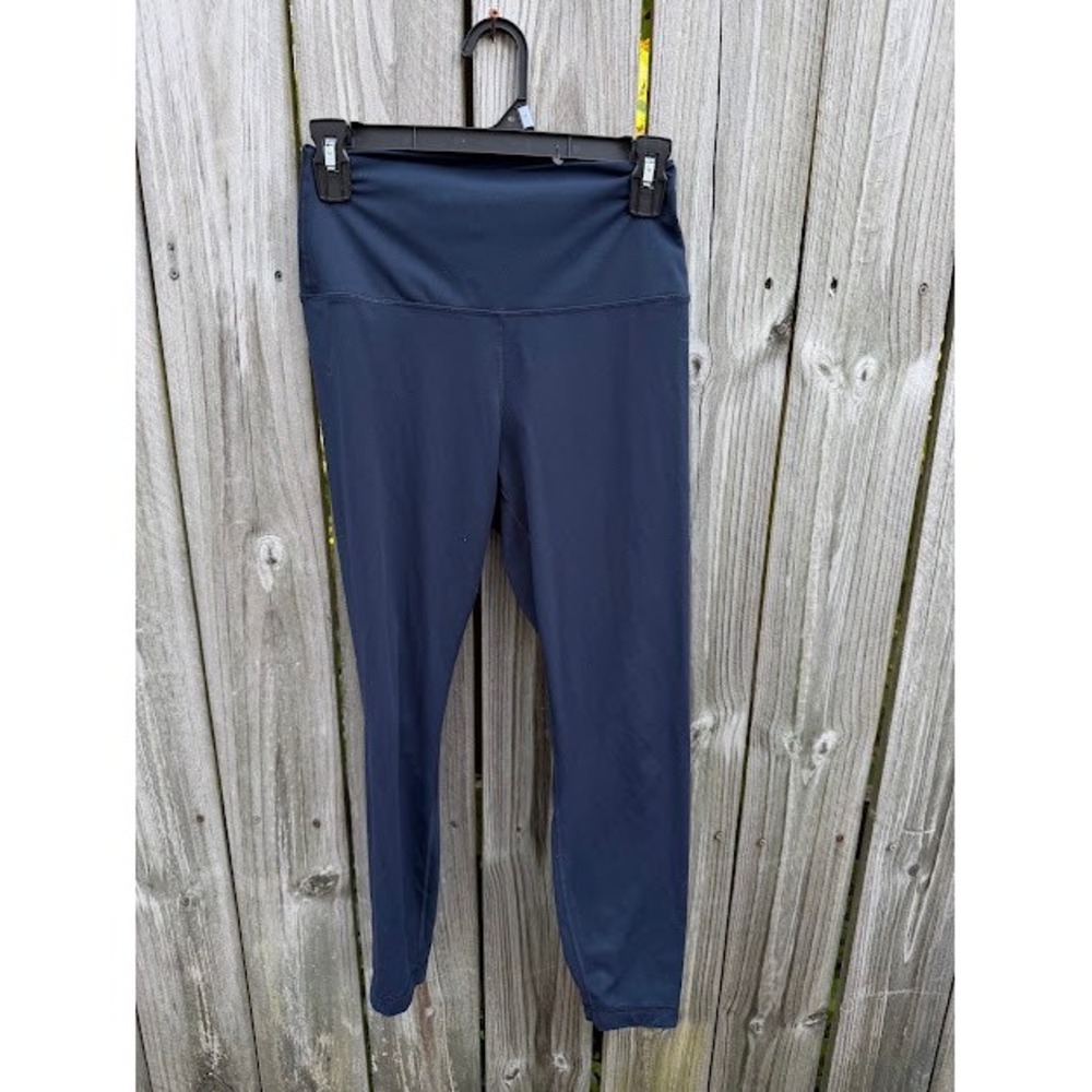 Athleisure Yoga Yogalicious Leggings M Navy Blue High Waisted Activewear